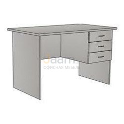 Мебель для персонала Стол письменный с 3 ящ. СФ223