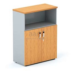 Мебель для персонала Шкаф широкий, полуоткрытый, 2 полки DH3-022