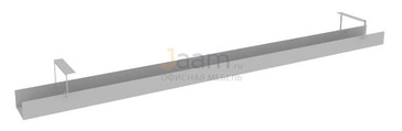Мебель для персонала Кабель-канал узкий для стола L1600мм МК-0160