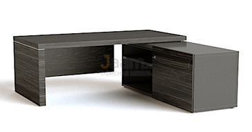 Кабинет руководителя Стол на опорной тумбе правый PTI9920010C35WH