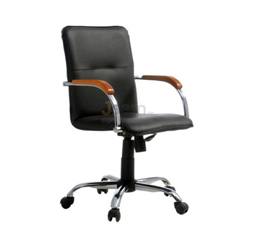 Кресло для персонала Самба (Chrome) крестовина хром