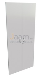 Стол для переговоров Двери деревянные высокие с замком, ручка скоба 11552