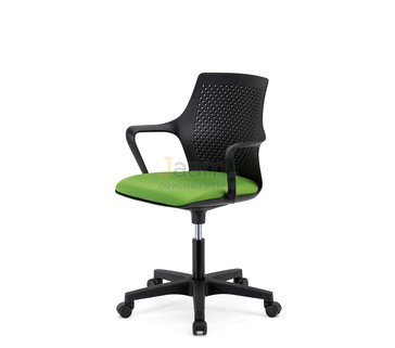 Кресло для персонала Альба/П Ткань кат.1/база черный пластик