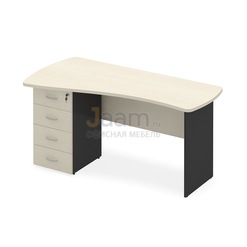 Мебель для персонала Стол рабочий левый ПК-СТС-СТ160х80ЛВТ/Д