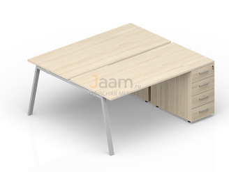 Мебель для персонала Составной стол с приставными тумбами AR2TPS148N072