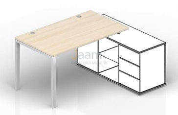 Мебель для персонала Стол для крепления к сервисной опорной тумбе (2 громмета) STG146FU