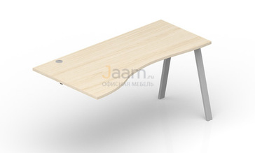 Мебель для персонала Приставной элемент Волна левый ARPG169GV