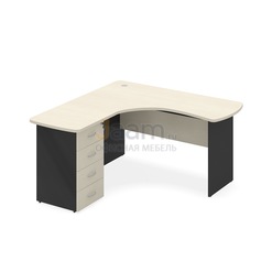 Мебель для персонала Стол эргономичный левый ПК-СТС-СТЭТ148Х149Л/Д