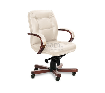 Кресло для руководителя VICTORIA B кожа+кож.зам.