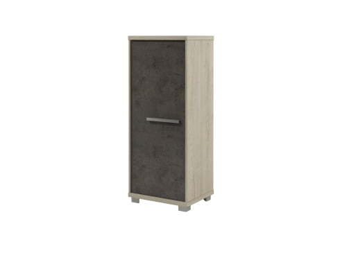 Стеллаж с 4 полками Vestar Z-31-11 628x500x1538 (Дуб Галифакс белый/Бетон Чикаго)