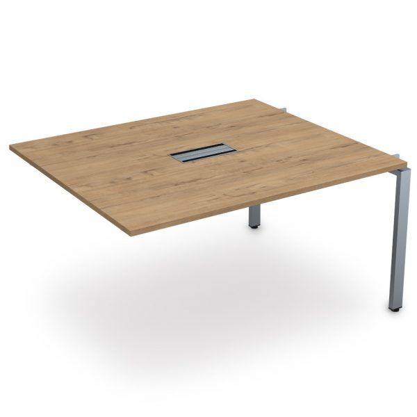 СПГС-П.926 Стол системы БЕНЧ переговорный, средний (1200x1200x750) (TeakwoodСерый)