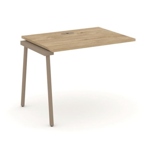 Наборный элемент рабочей станциии ES.1.NRS-1-LP (980х730х750) (Тиквуд Светлый/Металл Латте)