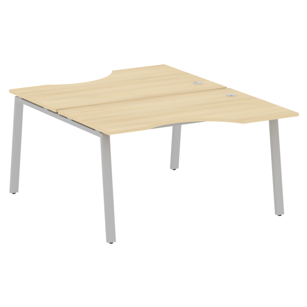 Рабочая станция криволинейная Metal System Style БА.РАС-СА-2.2 1400x1835x750