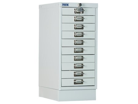 Многоящичный шкаф ПРАКТИК MDC-A4/650/10 (Серый)