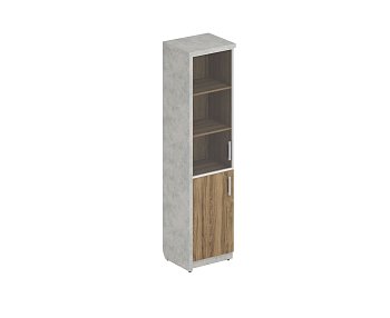Шкаф (Комплект № 9 Wood&Stone СФ-53450 + СФ-535501 + СФ-535101 537x454x2083
