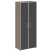 Шкаф для документов со стеклом черным LT.ST-1.10 R black