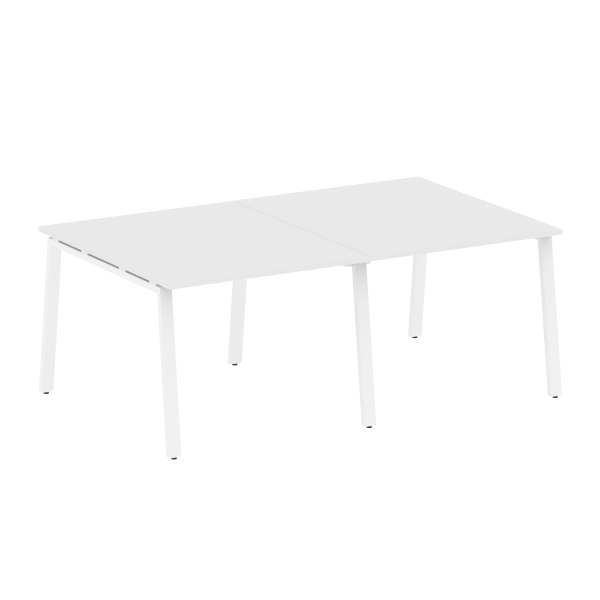 Стол для переговоров (2 столешницы) на А-образном м/к Metal System Style БА.ПРГ-2.1 2000x1235x750