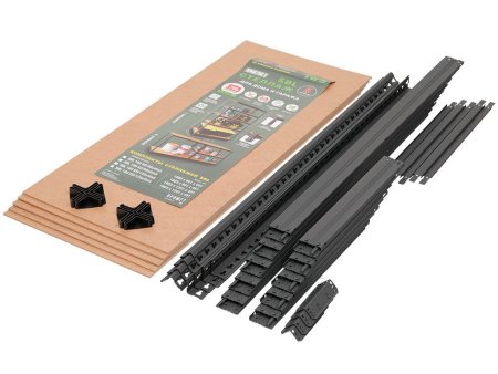 Стеллаж SBL 180KD/75x35/5 (Черный)