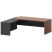 Стол руководителя левый Кортез KZP-22L 2200x2000x750