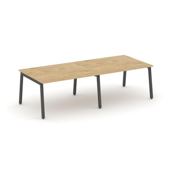 Стол переговорный SN-5A.SPRG-044.3 (3160х1180х750) (Тиквуд Светлый/Металл Антрацит)