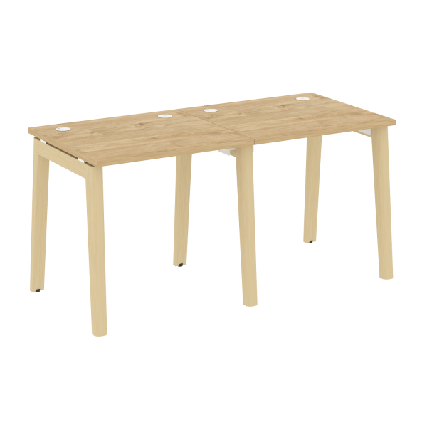Рабочая станция на деревянных опорах Onix Wood OW.RS-2.0.7 1560x720x750