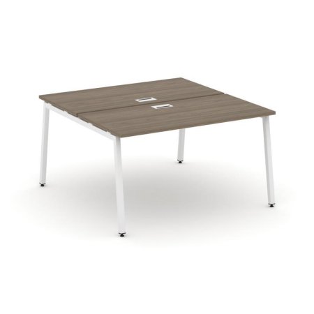 Рабочая станция 2-х сторонняя SN-4A.DRS-002 (1180х1232х750) (Вяз Благородный/Металл Белый)