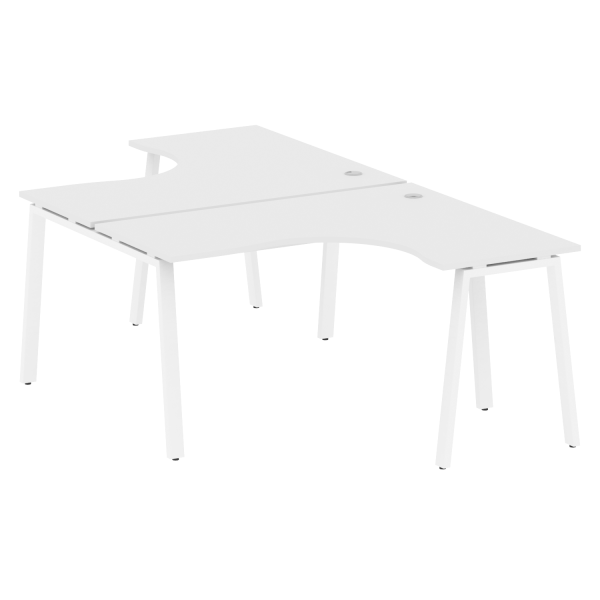 Рабочая станция криволинейная Metal System Style БА.РАС-СА-2.3 1400x2435x750