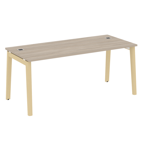 Стол руководителя на деревянных опорах Onix Wood Direct OW.SRR-5.8 1780x800x750