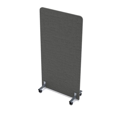 Акустическая мобильная перегородка SOFTOffice 011.МП.8016 800x377x1600 (Silver)