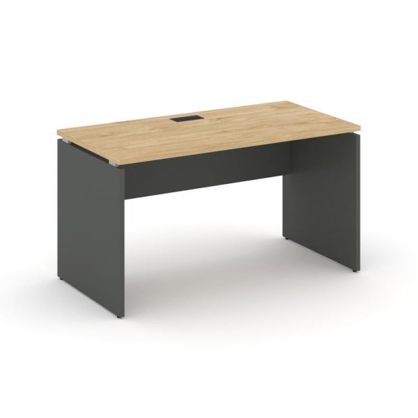 Стол письменный SN-D.SP-001 (980х600х750) (Тиквуд Светлый/Антрацит)