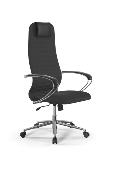 Кресло для руководителя Метта Sit 8 B1-10K - UMF(X1) /Uh02/Wh00/K1cL(M09.B23.G18.W01) (Темно-серый)