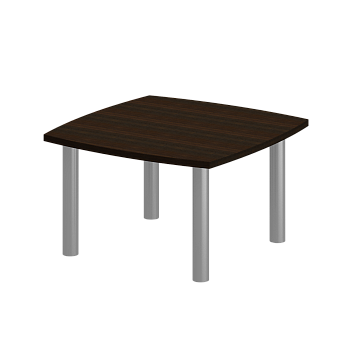 Стол для переговоров на металлических опорах Талант 122 1100x1100x750
