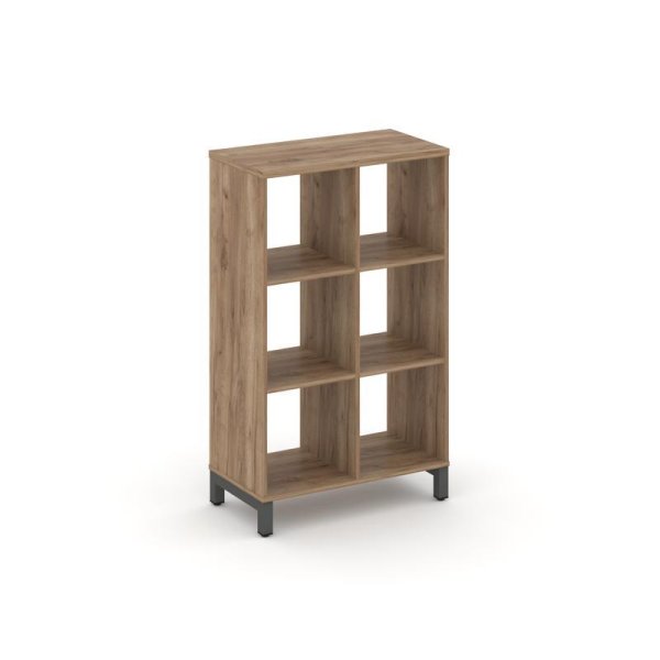 Каркас стеллажа 3 яруса SN.KS-320 (754х400х1248) (Дуб Табак/Металл Антрацит)