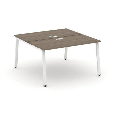 Рабочая станция 2-х сторонняя SN-6A.DRS-011 (980х1432х750) (Вяз Благородный/Металл Белый)
