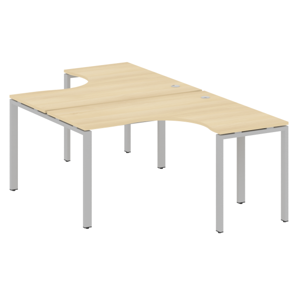 Рабочая станция криволинейная Metal System Style БП.РАС-СА-2.3 1400x2435x750