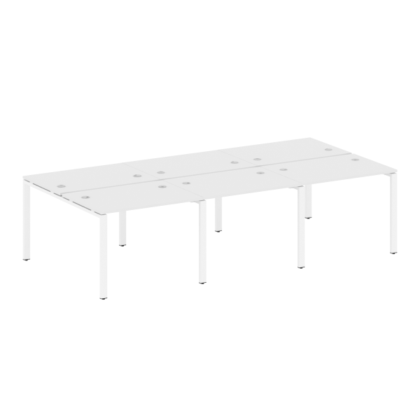 Рабочая станция на 6 раб. мест Metal System Style БП.СМ-6.1 3000x1475x750