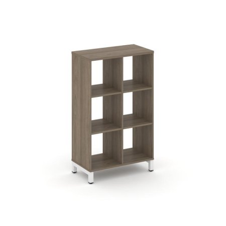 Каркас стеллажа 3 яруса SN.KS-320 (754х400х1248) (Вяз Благородный/Металл Белый)