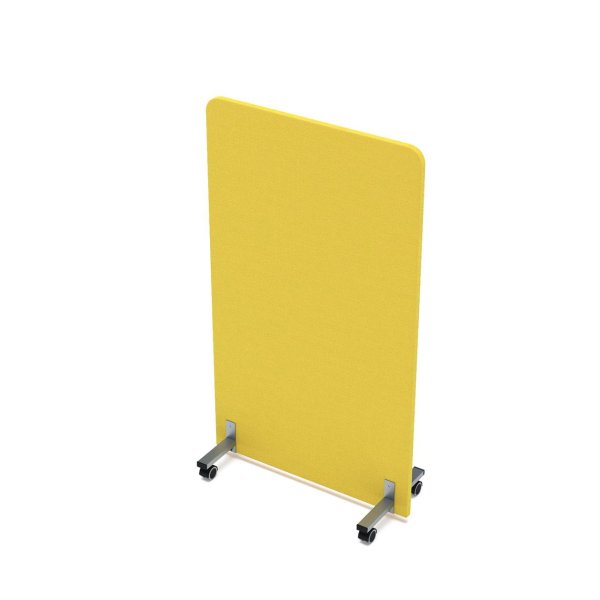 Акустическая мобильная перегородка SOFTOffice 011.МП.8014 800x377x1400 (Lemon)