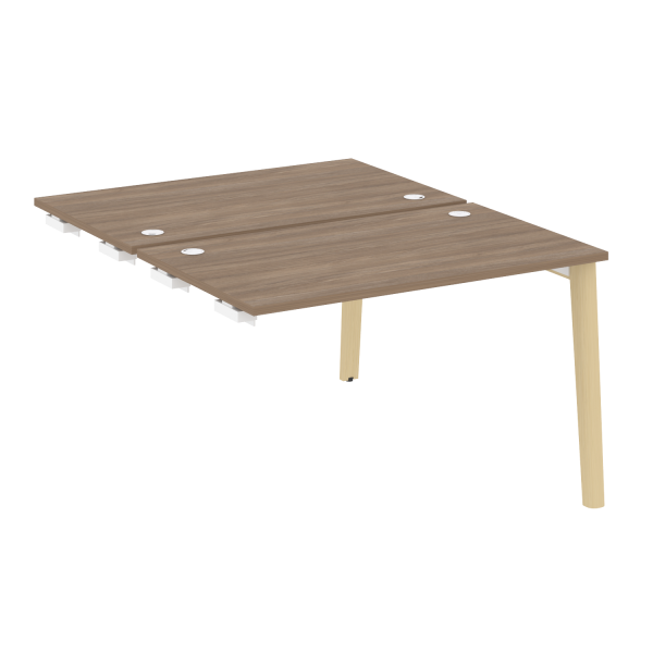 Стол-приставка двойной на деревянных опорах Onix Wood OW.D.SPR-2.7 1180x1475x750