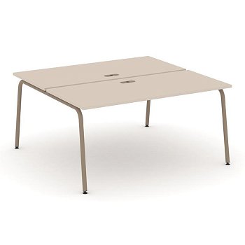 Рабочая станция 2 места ES.D.RS-2.4-LK (1580х1500х750)