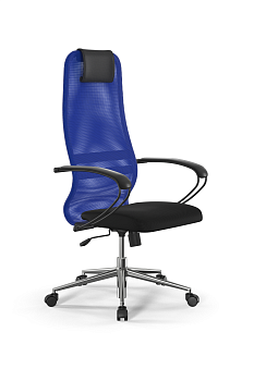 Кресло для руководителя Метта Sit 8 B1-8K - X1+UMF(X1) /Uh00/Wh00/K1bL(M09.B23.G18.W01)
