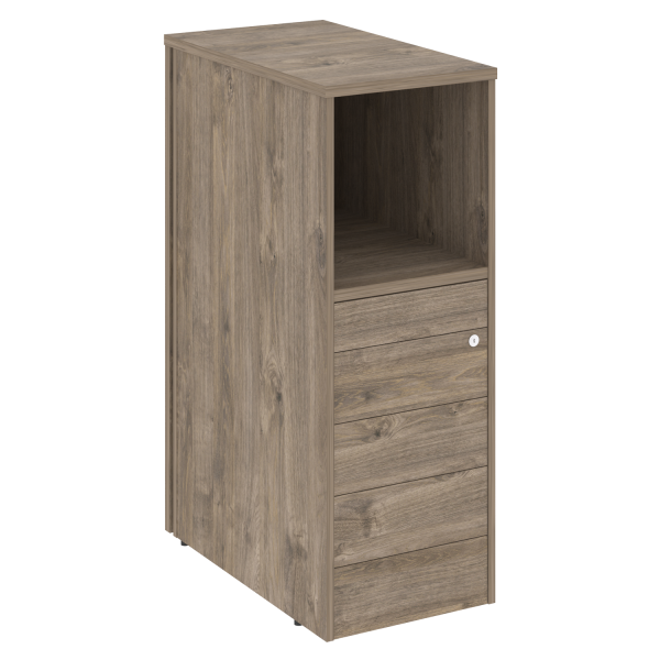 Тумба 5 ящиков TIP-ON завершающая, левая Onix O.R-TV-5TIPL 436x767x1185