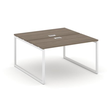 Рабочая станция 2-х сторонняя SN-4O.DRS-022 (1180х1632х750) (Вяз Благородный/Металл Белый)