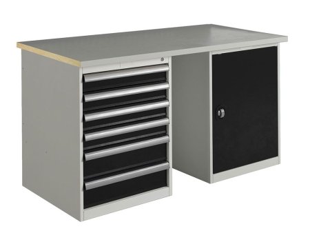 Верстак Expert T WTS150 комплект5 (ExpTWTS150.T6/T1.000) (Серый)
