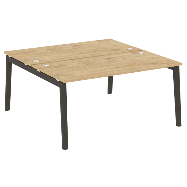 Рабочая станция на деревянных опорах Onix Wood OW.D.RS-2.4.8 1580x1635x750