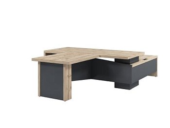Стол руководителя с блоком розеток Torston Т-822Л.1000 2200x3150x750