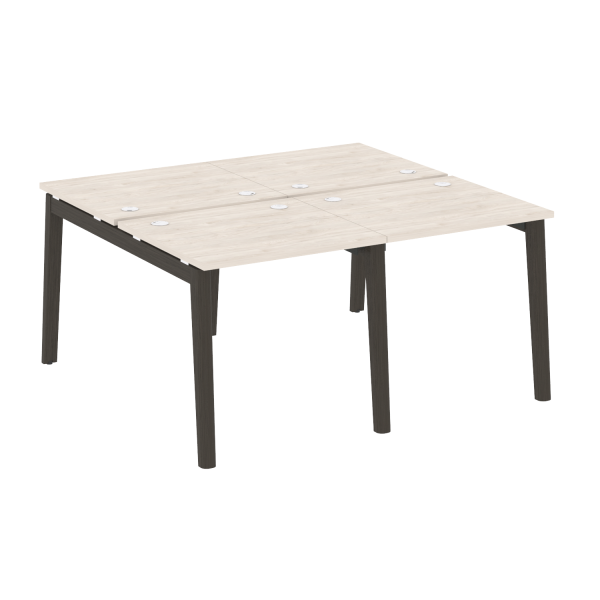 Рабочая станция на деревянных опорах Onix Wood OW.D.RS-4.0.7 1560x1475x750