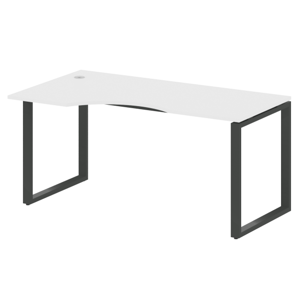 Стол криволинейный левый Metal System Style БО.СА-1 Л 1600x900x750
