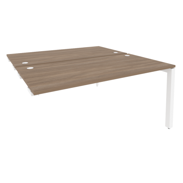Стол-приставка двойной на П-образном м/к к опорным элем. Onix O.MP-D.SPR-4.8 1580x1635x750