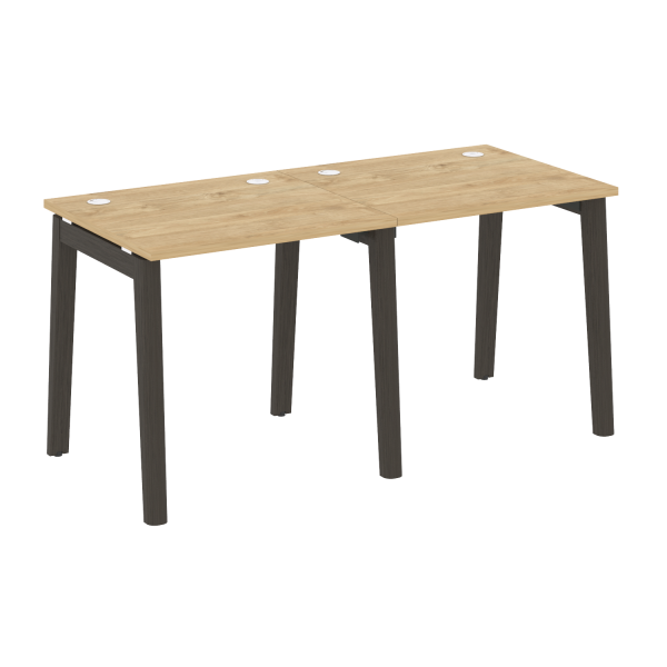 Рабочая станция на деревянных опорах Onix Wood OW.RS-2.0.7 1560x720x750